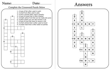 Educational Word Puzzle: Printable Engaging Activity for Kids