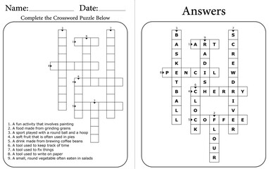 Educational Word Puzzle: Printable Engaging Activity for Kids
