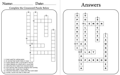 Educational Word Puzzle: Printable Engaging Activity for Kids