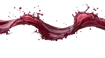 Crimson Liquid Flow: A vibrant, dynamic wave of crimson liquid splashes and swirls, creating a visually stunning abstract design.  The movement is captured in exquisite detail.