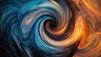 Abstract swirls of color representing different aromas on a dark gradient background.