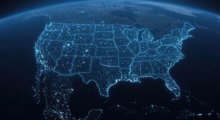 Obraz premium usa map with map of usa, us map, united states map, map of us, map of united states, america map state vector illustration 