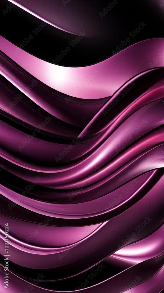 Aufkleber the image is a close up of a purple and silver wave. the wave is very detailed and he is made of met