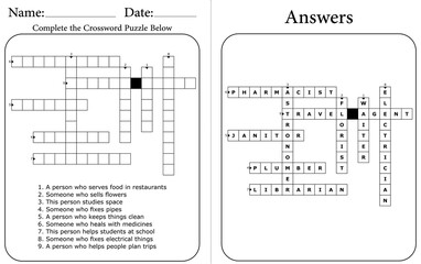 Fun & Easy Crossword Puzzle for Kids: Printable Educational Word Game