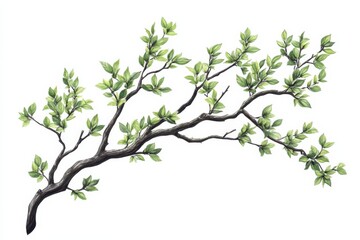 The bright sun is shining beautifully through the green leaves of a tree