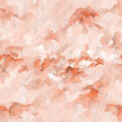 Seamless abstract pattern. Simple background with  orange, pink, white texture. Digital brush strokes background. Design for textile fabrics, wrapping paper, background, wallpaper, cover.