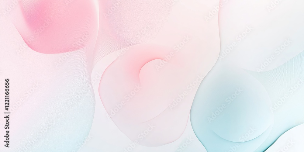 Poster abstract background with soft gradient waterlocol pattern with calming pastel hues, clean design.