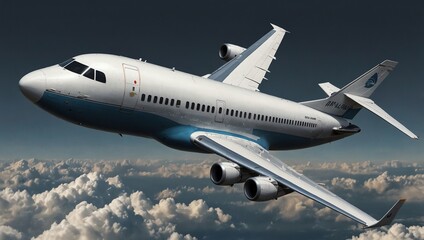 Obraz premium airplane in flight