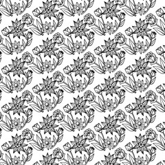 Beautiful Abstract seamless background pattern modern creative textile design 