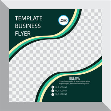 business template fiyer design
