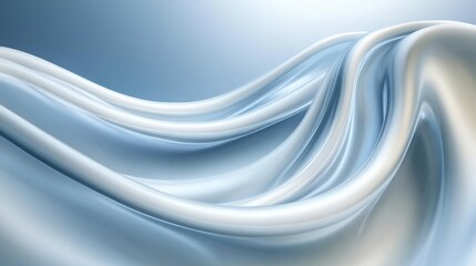 Fototapeta premium Calm Blue Water Patterns with Fluid Swirls