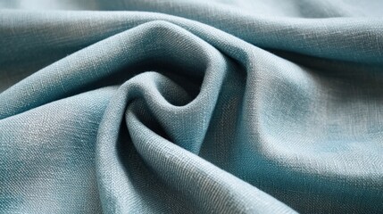 Soft Pale Blue Fabric with Smooth Texture