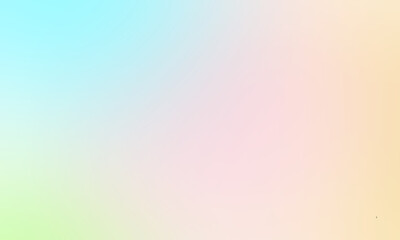 Abstract pastel gradient background with smooth transitions in bright colors, soft blurred design, vibrant and colorful illustration
