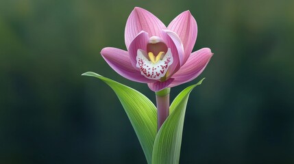 Naklejka premium Pink Orchid Blossom