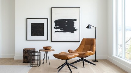 Modern Minimalist Living Room Interior
