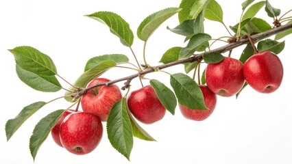 Red Apples on Branch Close-up Still Life Photography, Food, Nature, Fruit Apples, Still Life Photography