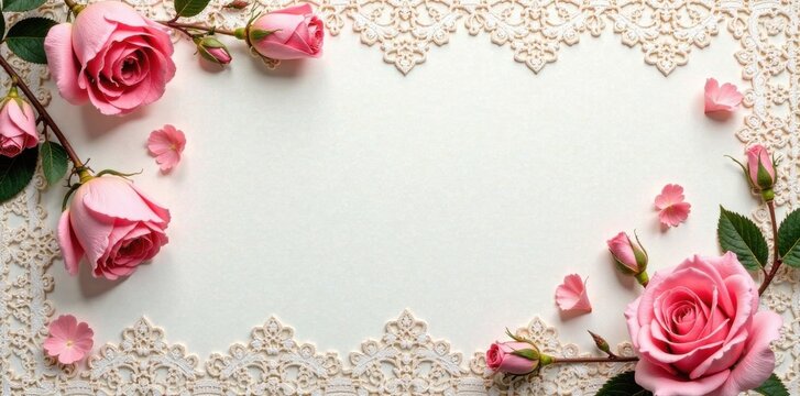 French elegance with Parisian calligraphy on delicate lace, elegant, french, lace