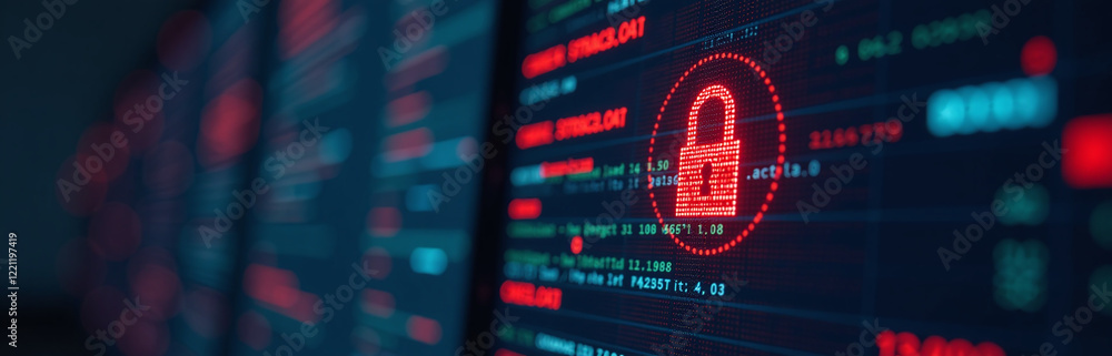 Poster cyber attack detected on our computer network due to a severe cybersecurity vulnerability and malici