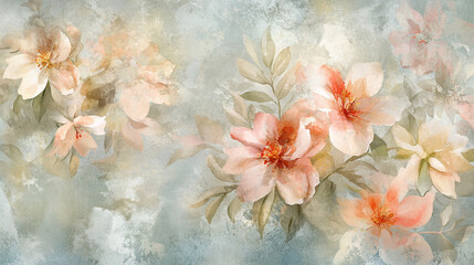 lovely and beautiful and luxury flower background, beautiful flowers with soft watercolor shades, abstract beautiful and lovely vibrant and colorful floral arrangement with flowers.