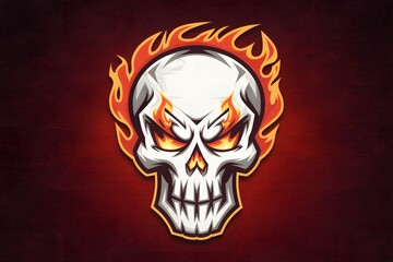 skull in the darkness