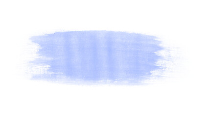 Blue paint brush isolated on a transparent background	