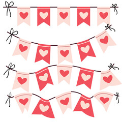 Heart shape frame with pink and red pastel polka dot patter