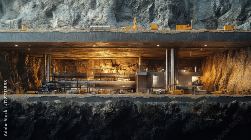 Poster exploring underground storage sites insights from geological features and storage dynamics