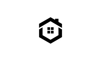 real estate house logo vector