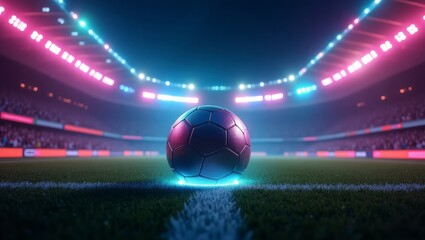 Soccer Stadium, Football Stadium, Green Field, Soccer Field, Football Field, Stadium Lights, Goalpost, Sports Arena, Soccer Match, Grass Field, Artificial Turf, Real Grass Field, Sports Venue, Soccer 