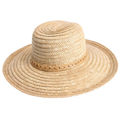 straw hat on transparent background
