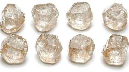 A dynamic moment frozen in time, showing water bursting into droplets, with each droplet frozen in motion against a pure white surface