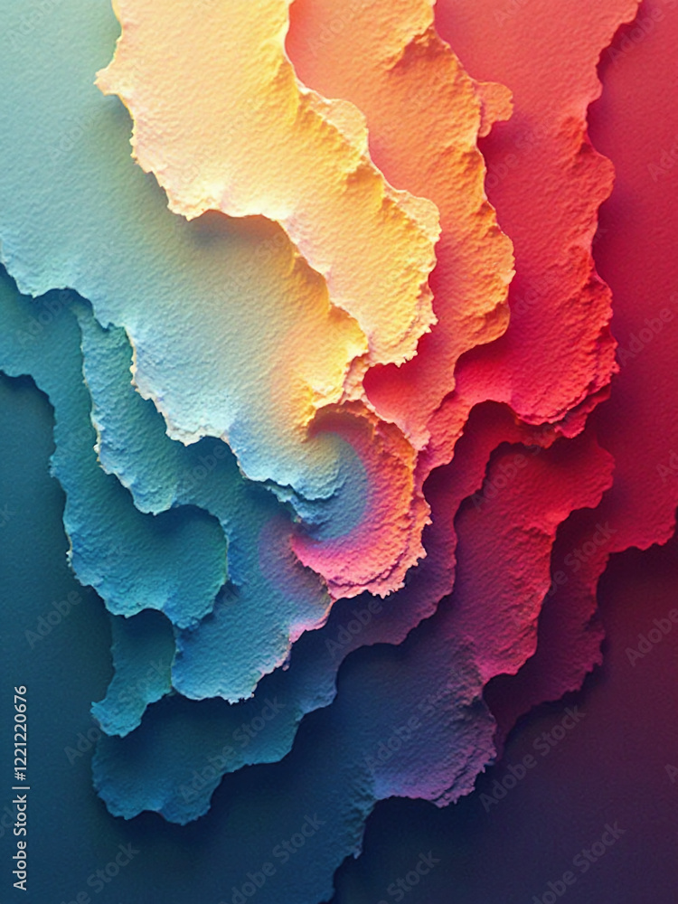 Aufkleber A Highly Detailed And Visually Stimulating Background Features A Blend Of Colors And Textures Creating An Abstract Design. 00001