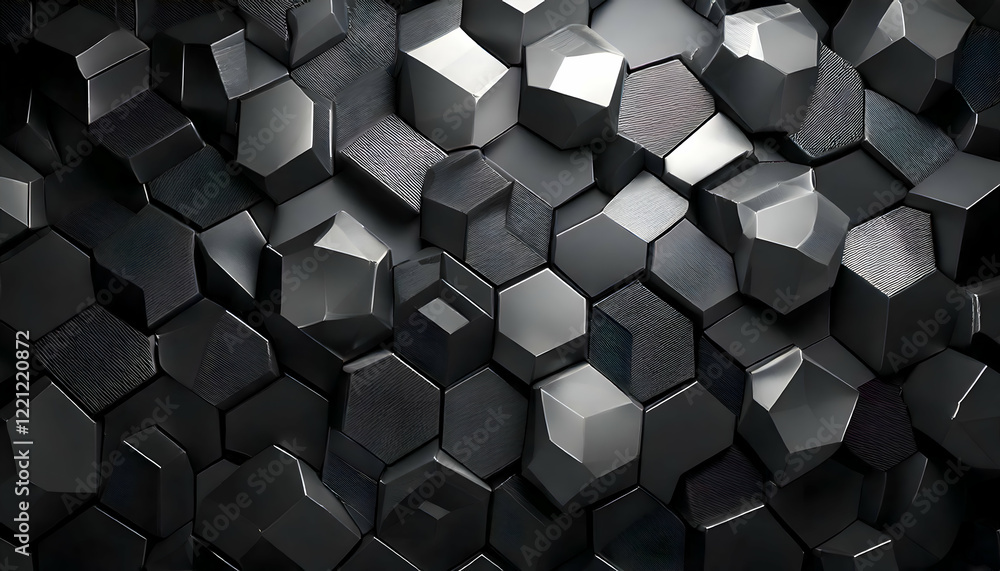 Poster abstract background made of cubes