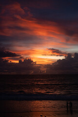 Obraz premium sunset on the beach