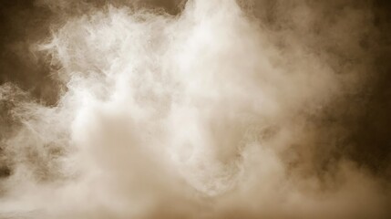 Fototapeta premium A fine water spray effect with soft droplets diffusing against a white backdrop, creating a smooth and airy texture, ideal for minimalistic design themes
