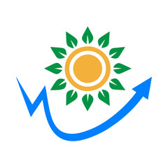 Obraz premium sun and leaves