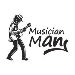 Musician--man-logo