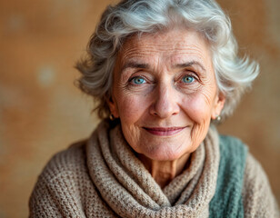 Retrato de abuela europea