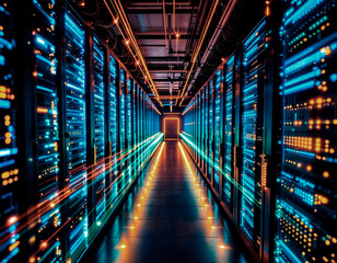 Sistema de redes inform&aacute;ticas en servidores de datos