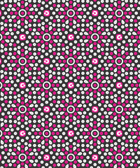 Flower dot Design Pattern, Background, wallpaper.