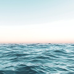 Obraz premium A clean and minimalistic water texture on a smooth white backdrop, with soft and subtle ripples gently distorting the surface, creating a peaceful composition