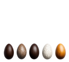 Easter Chocolate Eggs with Artistic Designs