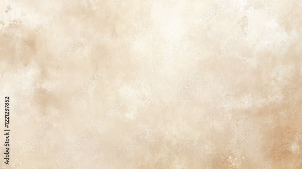 Poster a light brown and beige grainy gradient background with subtle pastel tones.