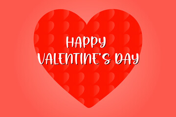  HAPPY VALENTINES DAY 2025 RED COLOR BACKGROUND