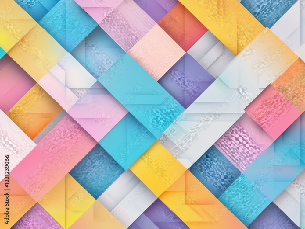 Poster dynamic geometric patterns with vibrant gradients abstract art minimalist design vibrant environment