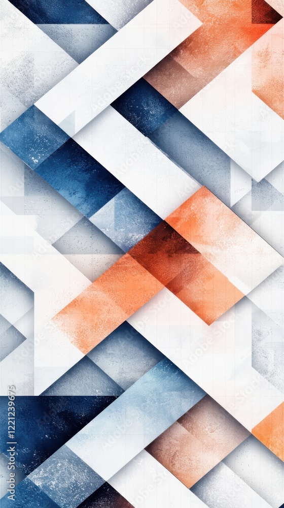 Aufkleber geometric patterns with crosshatching and vibrant gradients digital artwork abstract design contempo
