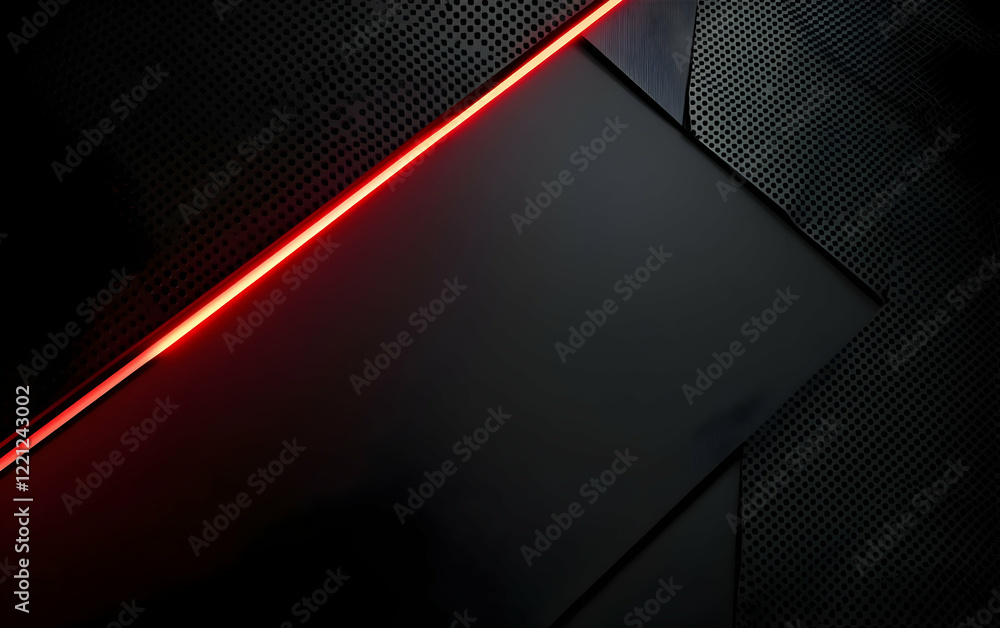 Aufkleber red gradient light effect background, black and red color scheme