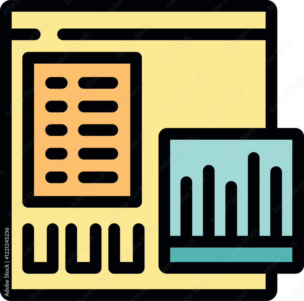 Poster website performance monitoring with graphs and server status indicators