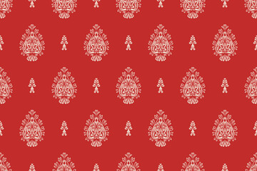 Motifs African boho paisley Floral Ikat pattern embroidery border. Ethnic ikat floral Ethnic Indian Pattern Ikat pattern Ethnic Pattern.Border indian floral Aztec embroidery border seamless patterns.