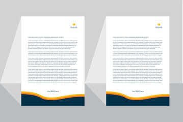 Latter Head Design Template
